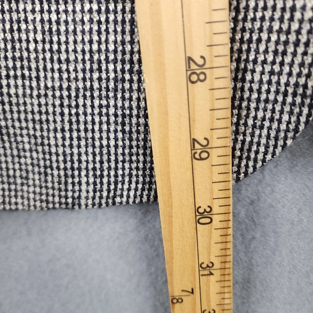 Orvis Womens Blazer 6 Regular Single Button Houndstooth Wool Blend Tailored USA‎